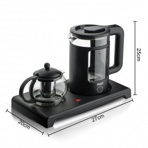 Электрический чайник + заварочный чайник RAF Electric Kettle 2 в 1