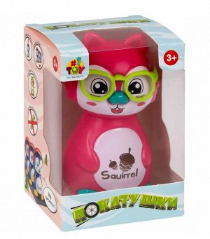 Игрушка-пресс белка, 10 см, в коробке 10020