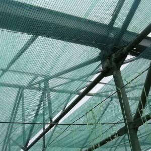 Сетка для затенения от солнца 55% затенения цвет Зеленый 2*10 метров