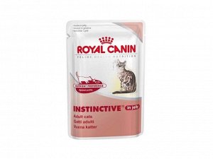 Royal Canin INSTINCTIVE (ИНСТИНКТИВ)Мелкие кусочки в желе исключительной аппетитности для взрослых кошек в возрасте от 1 года до 7 лет