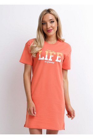 #81367 Платье (CLEVER) оранжевый