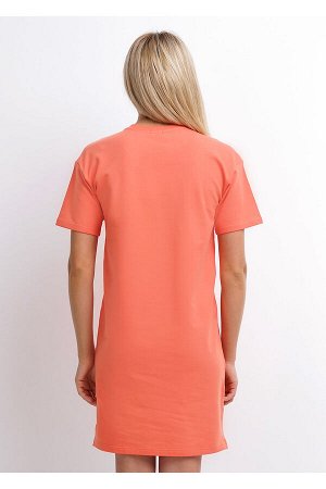 #81367 Платье оранжевый