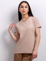 Футболка женская базовая однотонная