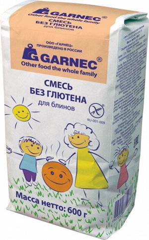 Смесь для приготовления блинов без глютена, 600гр
