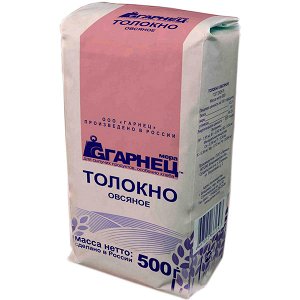 Толокно овсяное, 500гр