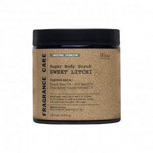 Парфюмированный скраб для тела Fragrance Care Sugar Body Scrub SWEET LITCHI 500мл