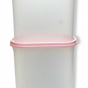 Компактус овальный 2,3 л с розовой крышкой, 1шт - Tupperware®.