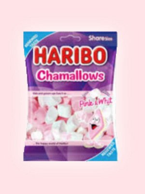 Маршмеллоу с ванильным вкусом Haribo Харибо CHAMALLOWS PINK & WHITE 70 гр