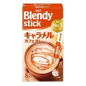 AGF Кофе Blendy Stick с молоком и карамелью 8стиков по 9г