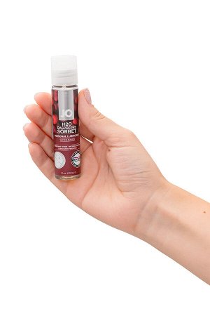Съедобный лубрикант со вкусом малины JO H2O Raspberry sorbet, 30 мл