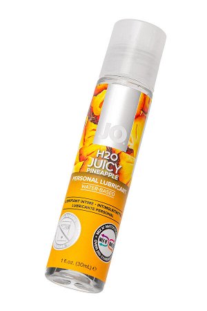 Съедобный лубрикант со вкусом ананаса JO H2O Juicy Pineapple, 30 мл