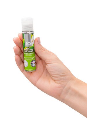 Съедобный лубрикант со вкусом зеленого яблока JO H2O Green Apple, 30 мл