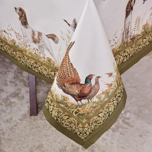Скатерть "Охота" 160x220 см, 100% хлопок, твил с пропиткой, 1 шт.