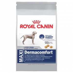 Royal Canin MAXI DERMACOMFORT (МАКСИ ДЕРМАКОМФОРТ)Питание для собак при раздражениях и зуде, связанных с чувствительностью кожи, в возрасте