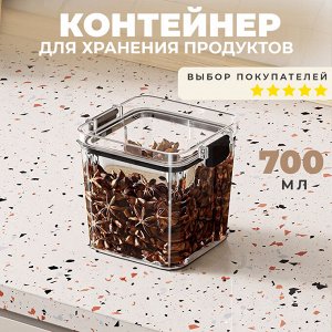 Пластиковый контейнер для хранения продуктов / 700 мл