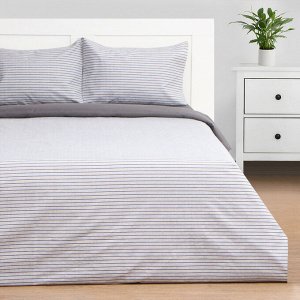 Постельное бельё 1.5-спальное «Этель» Stripes, новосатин