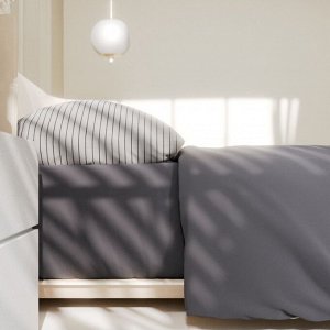 Постельное бельё 1.5-спальное «Этель» Stripes, новосатин