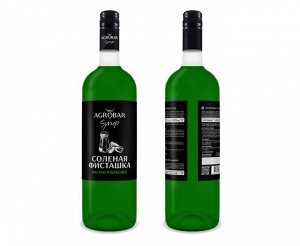Сироп соленая фисташка, AGROBAR 1л ст/б 1шт Россия