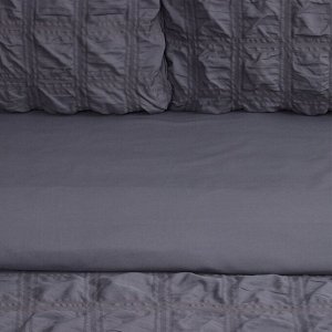 Постельное бельё 1.5-спальное LoveLife Texture dark gray, микрофибра