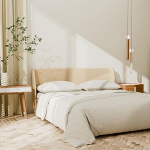 Постельное бельё LoveLife 2сп Coconut milk 175х215см, 200х225см, 50х70см-2шт, 100%хлопок, сатин, 125г/м