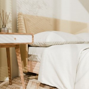 Постельное бельё LoveLife 2сп Coconut milk 175х215см, 200х225см, 50х70см-2шт, 100%хлопок, сатин, 125г/м
