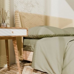 Постельное бельё LoveLife 2сп Ripe olive 175х215см, 200х225см, 50х70см-2шт, 100%хлопок, сатин, 125г/м