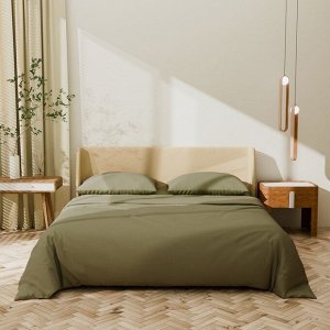 Постельное бельё LoveLife 2сп Ripe olive 175х215см, 200х225см, 50х70см-2шт, 100%хлопок, сатин, 125г/м