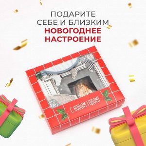 Набор новогодний подарочный "Этель" Magic winter, фартук, полотенце, прихватка