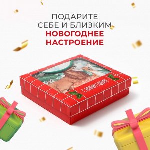 Набор подарочный "Этель" Новогодний лес, фартук, полотенце, прихватка