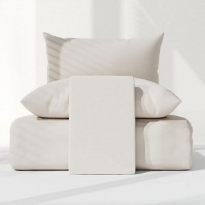 Постельное бельё 1.5-спальное LoveLife Ivory, сатин