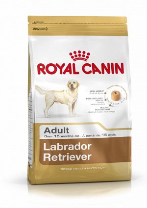 Royal Canin  LABRADOR RETRIEVER ADULT (ЛАБРАДОР-РЕТРИВЕР ЭДАЛТ)
Питание для взрослых собак породы лабрадор-ретривер в возрасте от 15 месяцев и старше