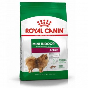 Royal Canin MINI INDOOR ADULT (МИНИ ИНДОР ЭДАЛТ)Питание для взрослых собак в возрасте от 10 месяцев до 8 лет, живущих преимущественно в пом