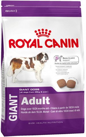 Royal Canin GIANT ADULT (ДЖАЙНТ ЭДАЛТ)Питание для взрослых собак в возрасте от 18-24 месяцев и старше