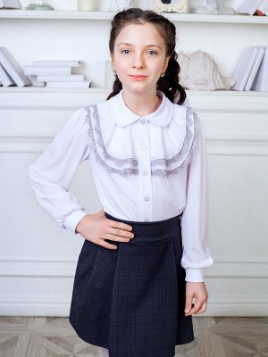 Школьная юбка "Софья",серый 134