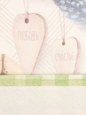 Скатерть Этель «Уютная пасха», d=148 см, саржа, хлопок, 190г/м2