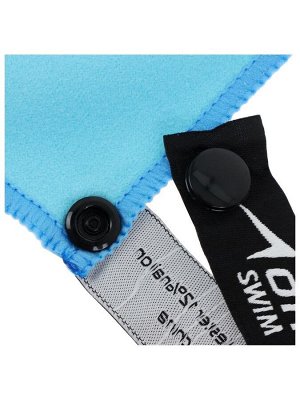 Полотенце из микрофибры ONLYTOP, 40х80 см, цвет голубой