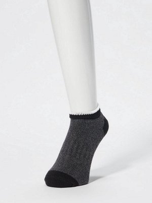UNIQLO - мужские меланжевые носки средней плотности - 53 GREEN