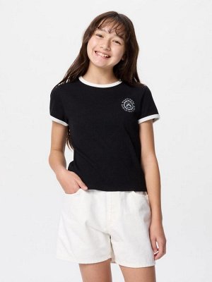 UNIQLO - джинсовые шорты для девочек - 01 OFFWHITE