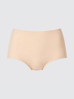 UNIQLO Airism - бесшовные трусики с высокой талией - 31 BEIGE