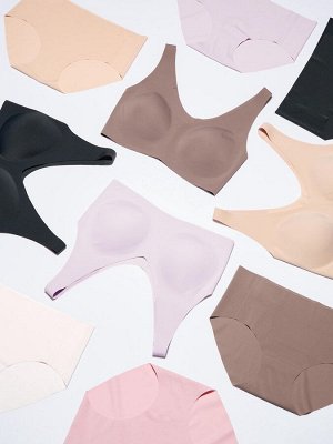 UNIQLO Airism - бесшовные трусики классические - 31 BEIGE
