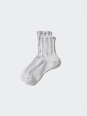 UNIQLO - мужские плотные носки со свободной резинкой - 03 GRAY