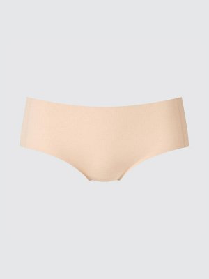 UNIQLO Airism - бесшовные трусики классические - 31 BEIGE