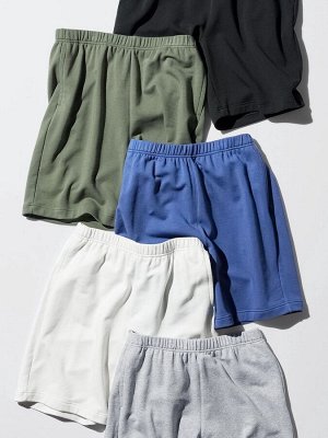 UNIQLO - ультраэластичные спортивные шорты из хлопка - 01 OFFWHITE