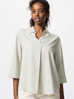 UNIQLO - блуза из искусственного шелка с рукавами 3/4 - 50 LIGHTGREEN