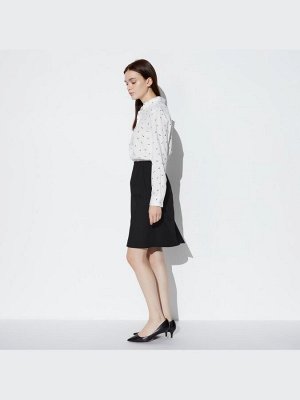 UNIQLO - классическая юбка-карандаш, короткая длина - 69 NAVY