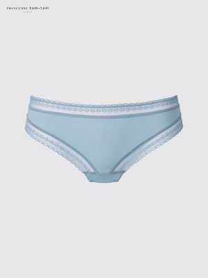 UNIQLO - хлопковые трусики с красивым кружевом