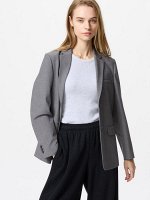 UNIQLO - женский пиджак свободного кроя - 05 GRAY