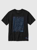 UNIQLO - хлопковая футболка PEACE FOR ALL x Akamai Technologies - 09 BLACK
