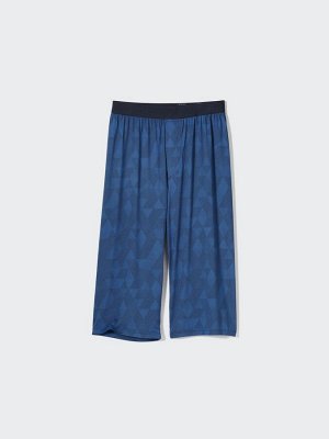 UNIQLO AIRism - свободные домашние штаны с узором