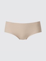 UNIQLO AIRism - бесшовные трусики-шорты - 32 BEIGE